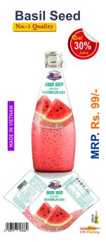 Basil Seed (Watermelon Juice)
